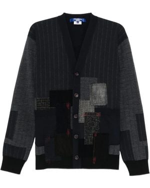 Junya Watanabe Cardigan Im Patchwork-Look - Schwarz
