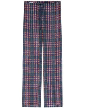 Dries Van Noten Hose Mit Stretchbund - Blau