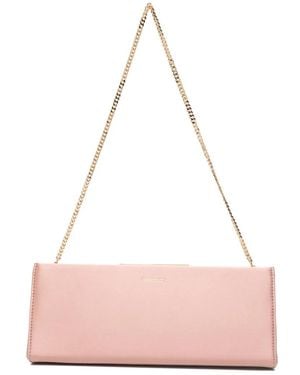 Lola Cruz Écla Chain-Strap Clutch Bag - Pink