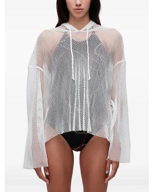 Osklen Mesh-Paneled Hoodie - Gray