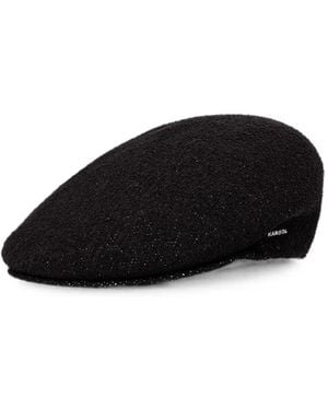 Kangol Retro Big Kroo 7100 Flat Cap - Black