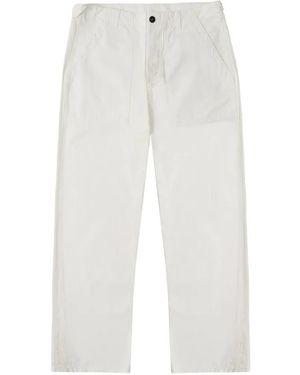 Fortela Patch-Pocket Pants - White