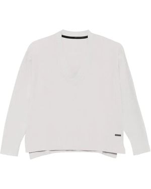 Rrd V-Neck Jumper - White