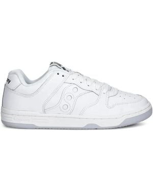 Saucony Leather Trainers - White