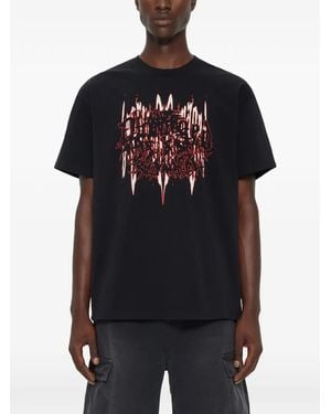 44 Label Group T-Shirt À Imprimé Graphique - Black