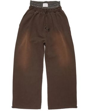 Acne Studios Drawstring Track Trousers - Brown