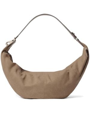 Lemaire Xl Quiver Clip Shoulder Bag - Metallic