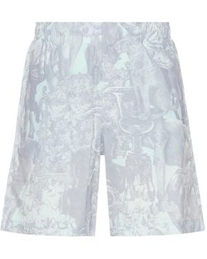 Givenchy Bañador Con Motivo De Escultura - Azul