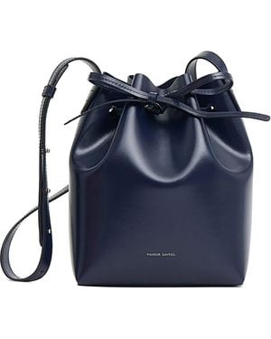 Mansur Gavriel レザー バケットバッグ - ブルー