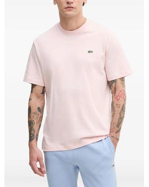 Lacoste T-Shirt À Patch Logo - Pink