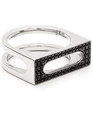 Tom Wood Cage Single Ring - White