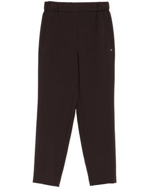 Ottod'Ame Pocket-Detail Elastic-Waist Trousers - Black