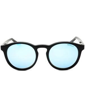 Nike Swerve Round-Frame Sunglasses - Black