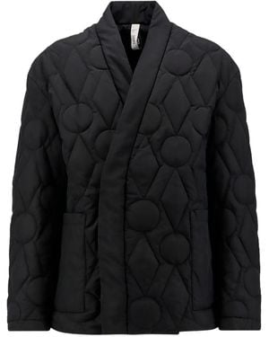 Hevò Plumífero con botones - Negro