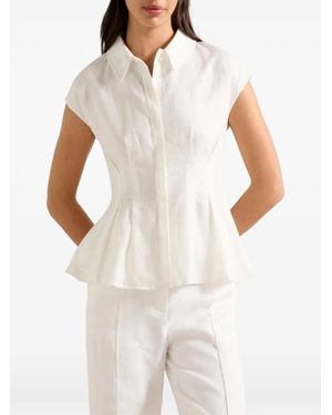 EVER NEW Carina Pleated Shirt - White