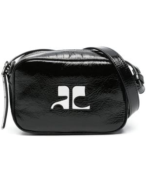 Courreges Reedition Naplack ショルダーバッグ - ブラック