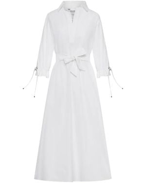 Max Mara Cotton Midi Dress - White