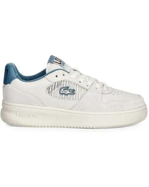Lacoste L001 Panelled Leather Sneakers - White