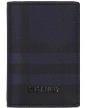 Burberry City Check Pasjeshouder - Blauw