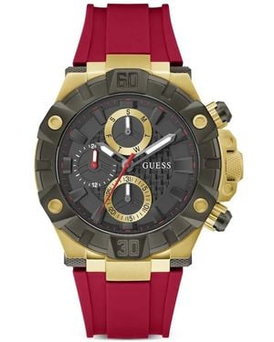 Guess Ignite 46Mm Watch - Red