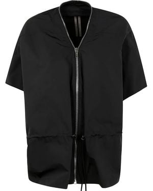 Rick Owens ジップアップ ボンバージャケット - ブラック