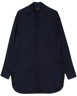 Y's Yohji Yamamoto カットアウト シャツ - ブルー