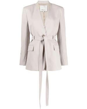 3.1 Phillip Lim Blazer Met Enkele Rij Knopen - Wit