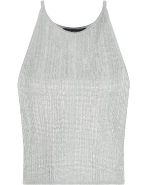 ARMANI EXCHANGE Lurex Tank Top - Grey