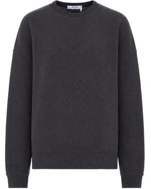 ELEH Crew-Neck Drop-Shoulder Jumper - Blue