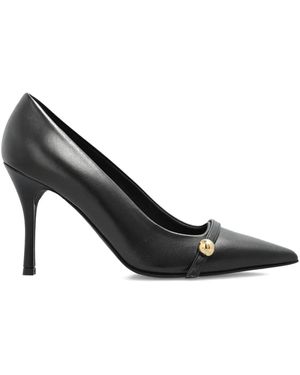Furla 100Mm Leather Heeled Pumps - Black