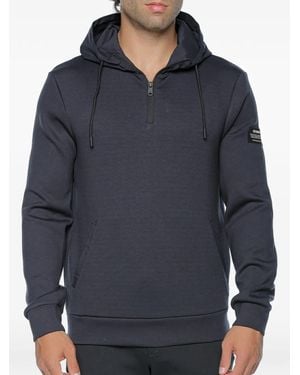 Ecoalf Surat Quarter-Zip Hoodie - Blue