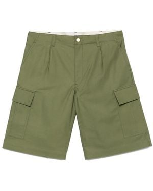 Junya Watanabe Cotton Cargo Shorts - Green