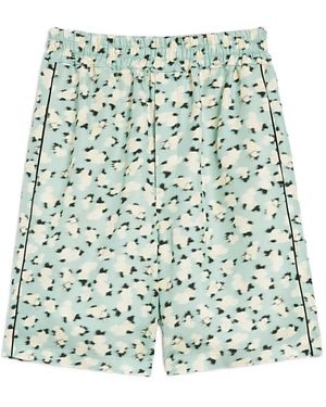 Jil Sander プリント ショートパンツ - グリーン