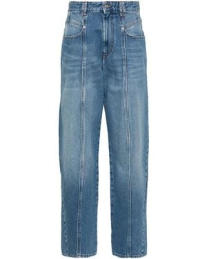 Isabel Marant Vetan ハイライズ ボーイフレンドジーンズ - ブルー