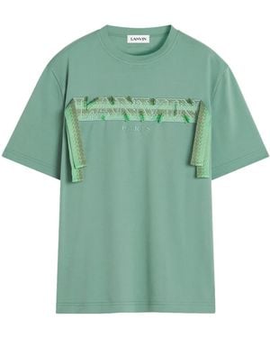 Lanvin Curb Lace T-Shirt - Grün