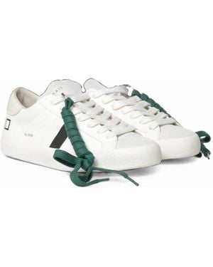 Date Hill Logo-Print Leather Sneakers - White