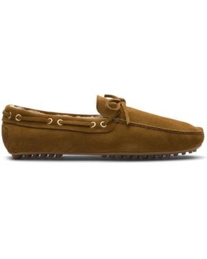 Car Shoe Loafer Aus Wildleder - Braun