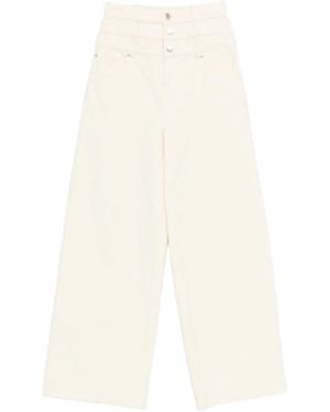 Viktor & Rolf Vaqueros Con Triple Capa - Blanco