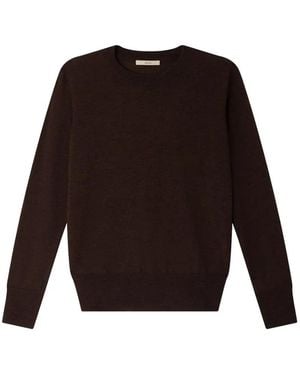 Sessun Teshima Slit-Cuff Sweater - Brown