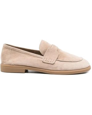 SERGIO MORETTI FIRENZE Suede Loafers - Pink
