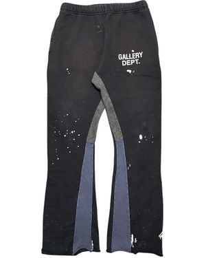 GALLERY DEPT. Gd Painted Flare Track Pants - Black