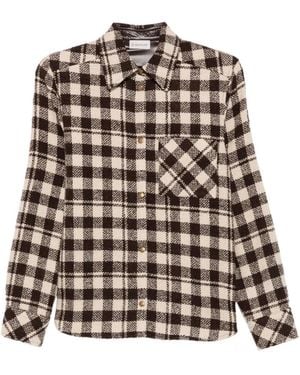 Moncler Camisa Con Bolsillo En El Pecho - Marrón
