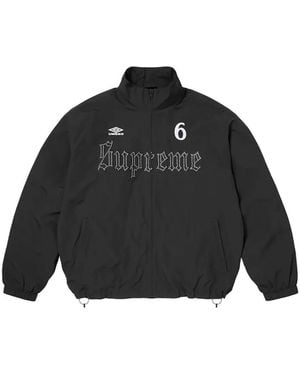 Supreme X Umbro Rhinestone-Embellished Jacket - Black