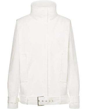 Alberta Ferretti ハイネック ジャケット - ホワイト