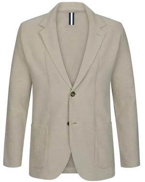 Profuomo Single-Breasted Blazer - Grey