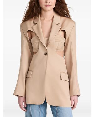 ROKH Layered Blazer - Natural