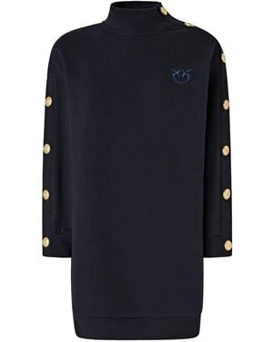 Pinko Abito Corto A Collo Alto - Blu