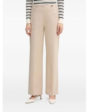 Joseph Ribkoff Button-Detail Trousers - Natural