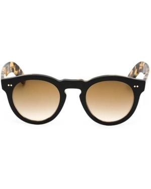 Cutler and Gross Round-Frame Sunglasses - Black