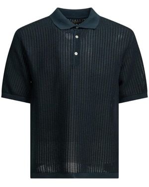 Beams Plus Polo De Punto Flojo - Negro